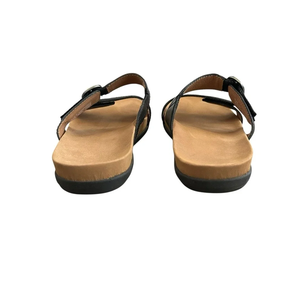 Dansko Sandals Women's Justine Calf Black Size 6.5-7/37 Comfort‎ Adjustable